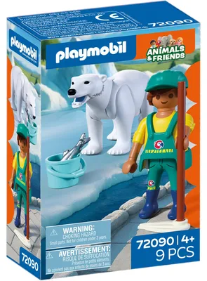 Produktbild von 72090 Animals & Friends Zoo: Eisbär und Pfleger