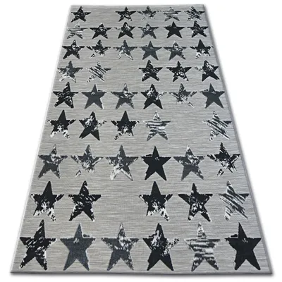 Obrázek produktu pro Koberec LISBOA 27219/956 Hvězdy, Černý Černá 160x230 cm