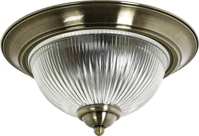 Produktbild von Badezimmerlampe Messing IP44 E14 Glas Metall Jugendstil Badezimmerleuchte