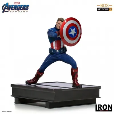 Produktbild von Iron Studios Avengers: Endgame Captain America 2023 BDS Art Scale Statue 19 cm IS24819