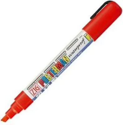 Immagine prodotto di Posterman - Pennarello a gesso PMA-50 Punta a scalpello 2-6 mm rosso