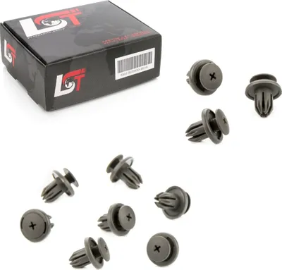 Produktbild von 10x Spreizniete Befestigung Clips Radkasten Radhausschale Grau für BMW MINI