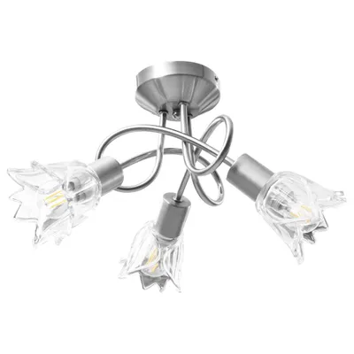 Zdjęcie produktu dla Lampa Sufitowa Ze Szklanymi Kloszami Na 3 Żarówki E14, Tulipany Lumarko!