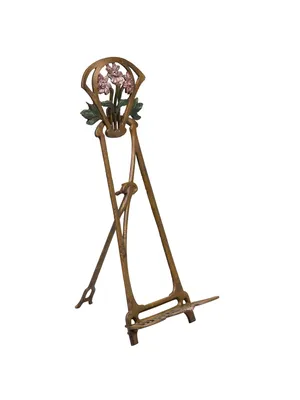 Produktbild von Staffelei Bildhalter Notenständer Buchständer Ständer Eisen antik Stil 42cm
