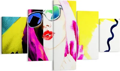 Produktbild von Bild auf Leinwand - Leinwandbild - Frau Modell - 125x70cm - Wand Bild - Wanddeko - Wandbilder - Leinwanddruck - Bilder - Kunstdruck - Wanddekoration - Leinwand bilder - Wandkunst - EA125x70-3958