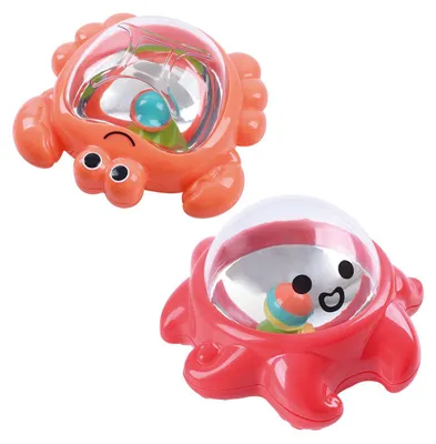 Immagine prodotto di Giocattolo da bagno galleggiante Twinklers set granchio e polipo