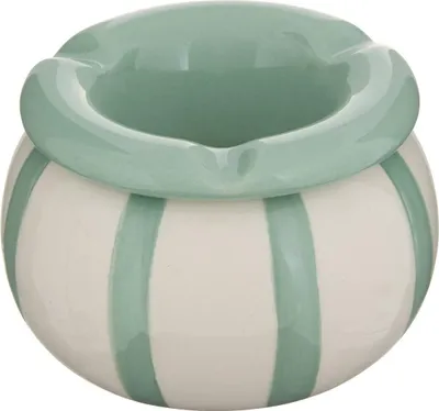 Produktbild von Gestreifter aschenbecher della pasta 9x9x6cm - Atmosphera créateur d'intérieur