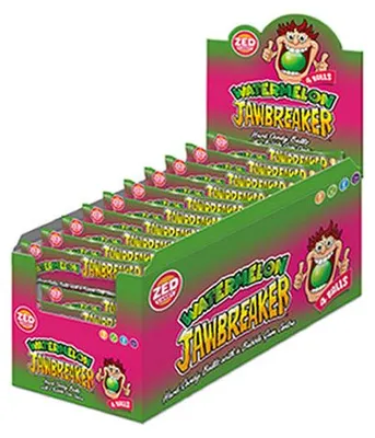 Image de Zed Candy Jawbreaker Pastèque (40 x paquets de 4)