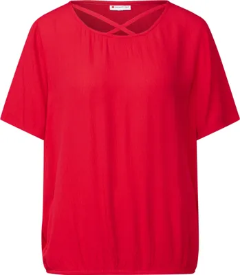 Produktbild von Street One Shirtblouse w strap details glory red 42