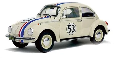 Immagine prodotto di Solido S1800505, Volkswagen Beetle 1303 da corsa, numero 53, scala 1:18, modello di auto, color beige