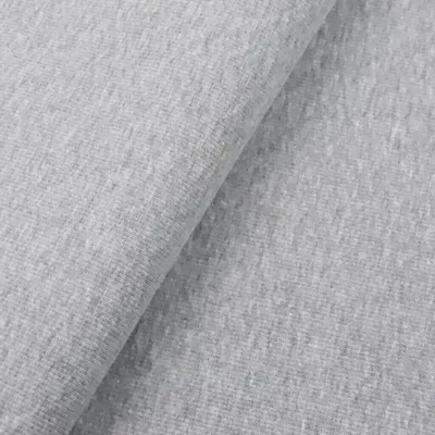 Produktbild von Rippstrickstoff (Bündchen) - grau meliert
