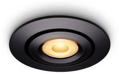 Obrázok produktu pre LED vstavané bodové svietidlo Piccolo, čierna, 3 W, stmívateľné, IP44