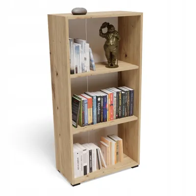 Produktbild von MATKAM Büroregal EX3 120, Ideal für jedes Büro, Hochwertige Materialie, einfache Montage (Artisan Eiche)