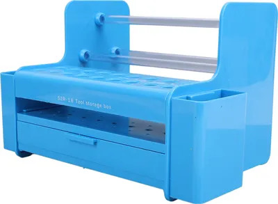 Produktbild von Schraubendreher Aufbewahrungsregal Multifunktionale große Kapazität Kunststoff Desktop Organizer Halter für Pinzetten kleine Objekte