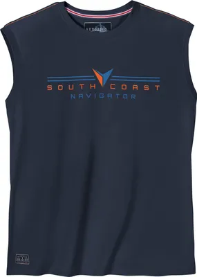 Produktbild von Redfield Übergrößen Muskelshirt South Coast navy