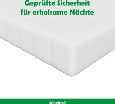 Produktbild von Matratze für bequemes Liegen durch ergonomische Körperanpassung - Kaltschaummatratze 140x220 - H3 - fest - Bezug waschbar