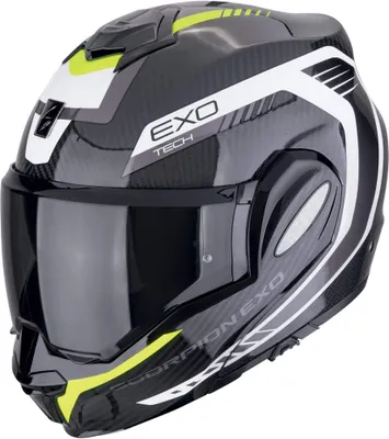 Immagine prodotto di Casco Scorpion EXO Tech Evo Carbon Cosy, nero/giallo/bianco, M (57/58)