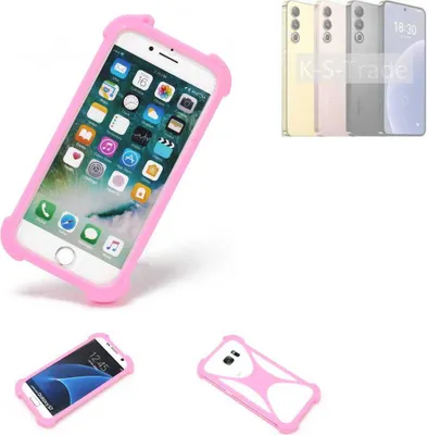 Produktbild von K-S-Trade Handy Hülle kompatibel mit Meizu 20 Schutz Hülle Bumper Silikon Schutz Hülle Cover Case Silikoncase Silikonbumper TPU Softcase