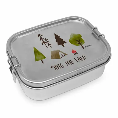 Immagine prodotto di PPD Into The Wild Scatola da pranzo in acciaio, Brotdose, Scatola da pranzo, Vesperdose, Edelstahl, 900 ml, 604218