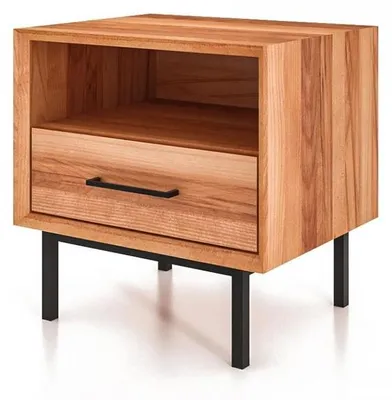 Produktbild von Nachttisch Seiba 2 Kernbuche massiv 51x40x50 mit 1 Schublade