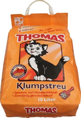 Produktbild von Mars Thomas Klumpstreu 10 L, grobkörnig, saugstark, geruchshemmend, ohne Duftstoffe