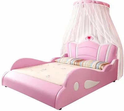 Immagine prodotto di Letto a castello con transenne laterali, design principessa, lussuoso, per bambine