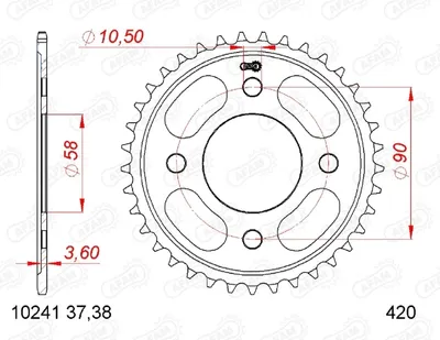 Immagine prodotto di Kettenrad 10241-38 | 38Z - 420