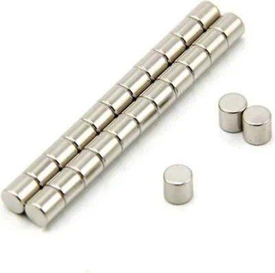 Produktbild von Neodym-Magnete 5 mm dick - 0,76 kg Zugkraft - 50 Stück - rund