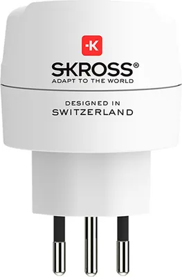 Zdjęcie produktu dla Skross uniwersalny adapter World do CH+IT+ Brazylia, USB