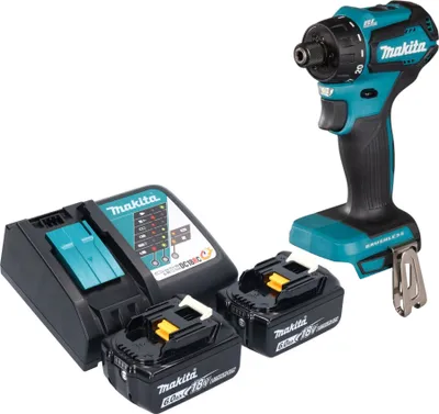 Produktbild von Makita DDF 083 RG Akku Bohrschrauber 18 V 40 Nm 1/4'' Brushless + 2x Akku 6,0 Ah + Ladegerät