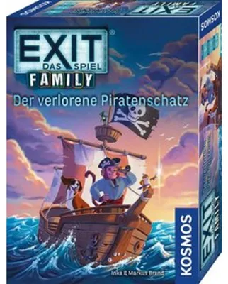 Immagine prodotto di KOSMOS EXIT Das Spiel Family: Der verlorene Piratenschatz, Escape Room Spiel, Rätselspiel, ab 8 Jahren, 687335