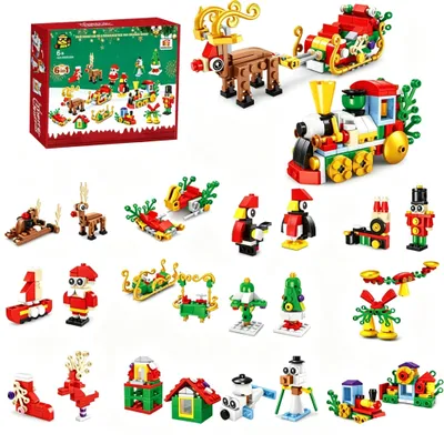 Obrázek produktu pro Stavebnice s motivem Santa Clause - Vánoční dekorace
