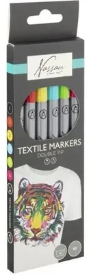 Obrázok produktu pre Nassau Textilné dvojité fixky – 6 ks.