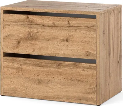 Zdjęcie produktu dla Szafka Na Buty Półka Stojak Regał Nowoczesny Na Obuwie 60Cm Dąb Wotan