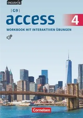 Immagine prodotto di English G Access G9 Band 4: 8. Schuljahr - Workbook mit interaktiven Übungen online