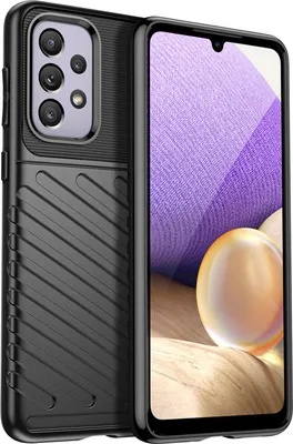 Produktbild von Hybrid Armor Etui SchutzHülle "Thunder" Case Bumper Cover Handyhülle Matt Hülle Robust Rutschfest kompatibel mit Samsung Galaxy A33 5G Ohne Schutzglas
