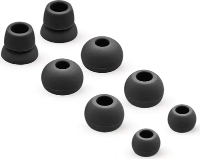 Produktbild von MMOBIEL Silikon Ohrstöpsel Earbuds Set für Powerbeats 2 / 3 Schwarz In-Ear Wireless