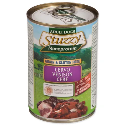 Zdjęcie produktu dla Puszka STUZZY Dog Monoproteinowa dziczyzna 400 g