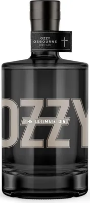 A bottle of Ozzy Osbourne Dry Gin.