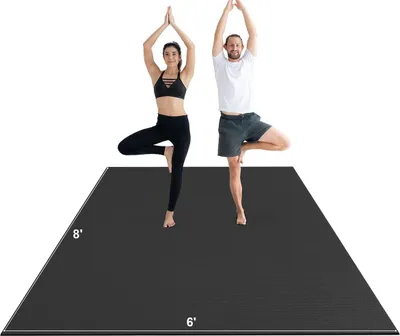 Zdjęcie produktu dla Mata do ćwiczeń Antypoślizgowa mata do jogi Mata do ćwiczeń fitness Pilates (8 x 6 stóp)