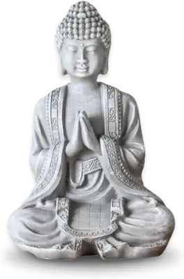 Imagen del producto de Estatua de Buda, figura para meditación, 12 cm, decoración de Feng Shui para el hogar