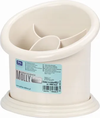 Produktbild von Besteckabtropfgestell mit Untersetzer MOLLY, cremefarben