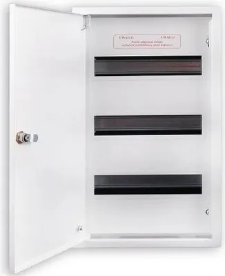 Obrázok produktu pre Modulárny rozvádzač na povrch, biely, 3 x 12 zásuviek Kubiak RZ 6NN