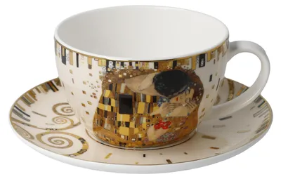 Produktbild von Goebel Gustav Klimt Der Kuss (Tee-/ Cappuccinotasse,...