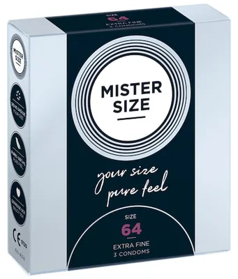 Immagine prodotto di Mister Size - Preservativi Taglia Xxl 64 Mm (3 Unità)