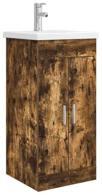 Obrázek produktu pro Koupelnová skříňka se dřezem Kouřový dub 42 x 40 x 84,5 cm