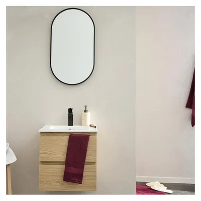 Immagine prodotto di Mobile lavabo sospeso 45cm con piano Vetroceramica SORRENTO