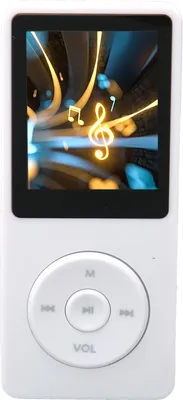 Zdjęcie produktu dla Odtwarzacz MP3 MP4 1,8-calowy ekran 8 GB pamięci 64 GB z możliwością rozszerzenia 30 godzin odtwarzania Wielofunkcyjny sportowy odtwarzacz muzyczny Biały