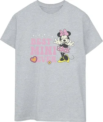 Produktbild von Disney - "Best Mini Ever" T-Shirt für Damen BI38883 (XXL) (Grau)
