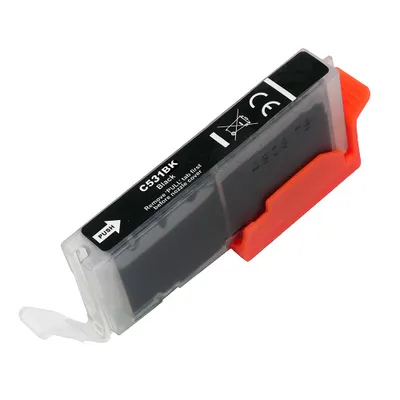 Image de Cartouche d'encre compatible CLI-531 Noir pour Canon Pixma TS8500, TS8550, TS8551, TS8552, TS8700, TS8750, TS8751 avec nouvelle puce